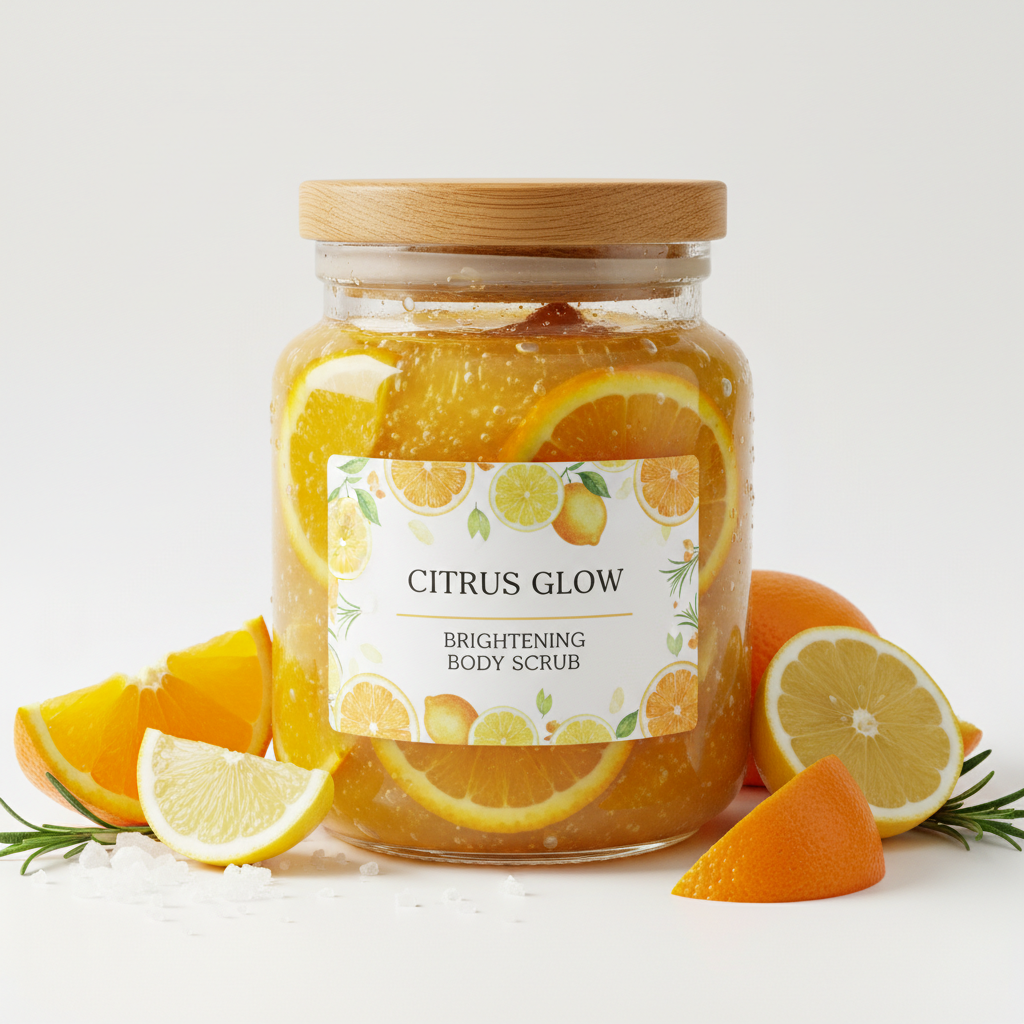 Soft Petals Citrus Brightening Body Scrub