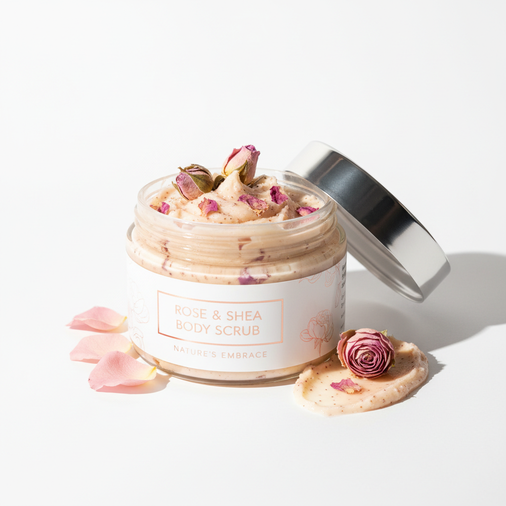 Soft Petals Rose & Shea Butter Body Scrub